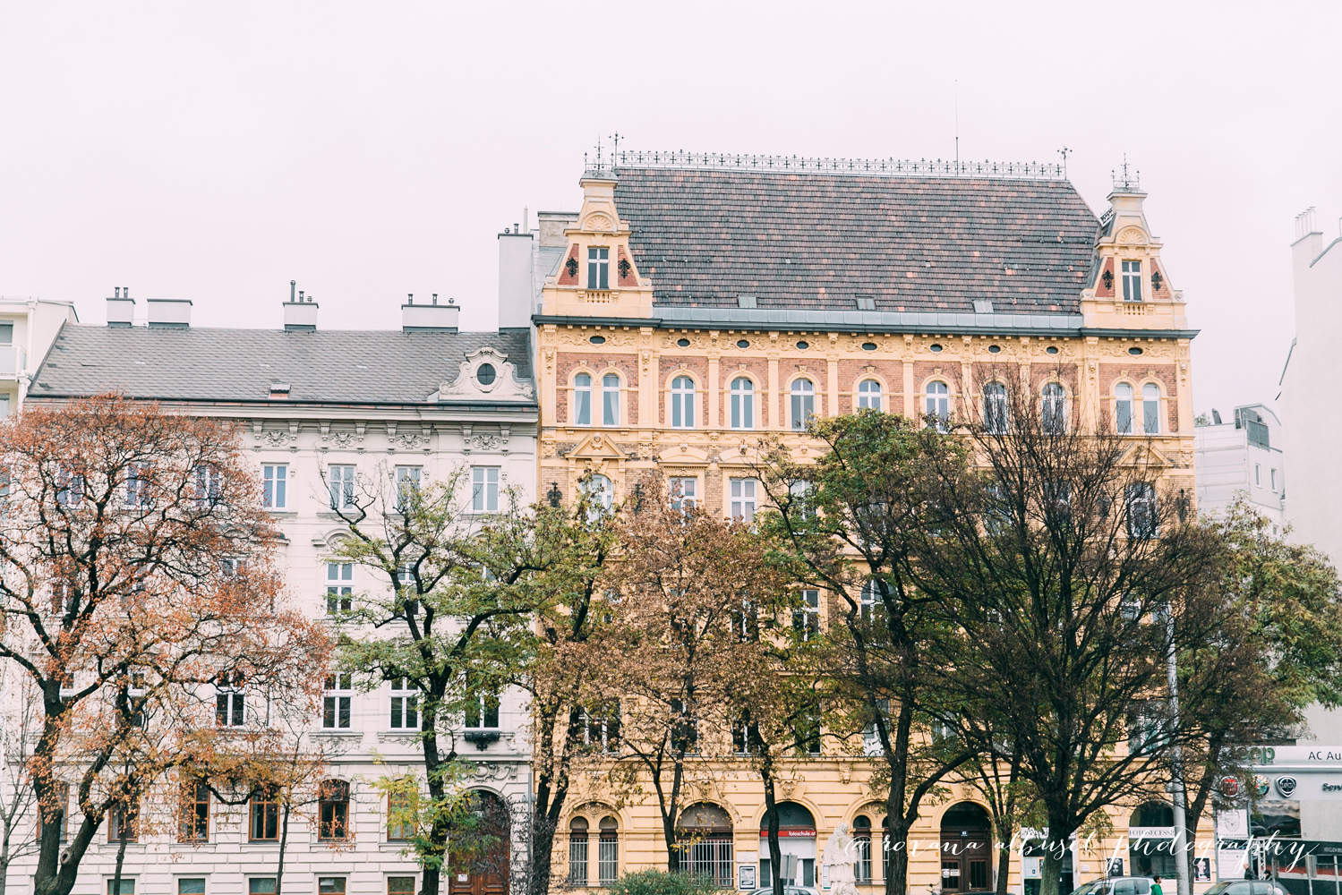 Architectural travel photography in Vienna, November 2015.