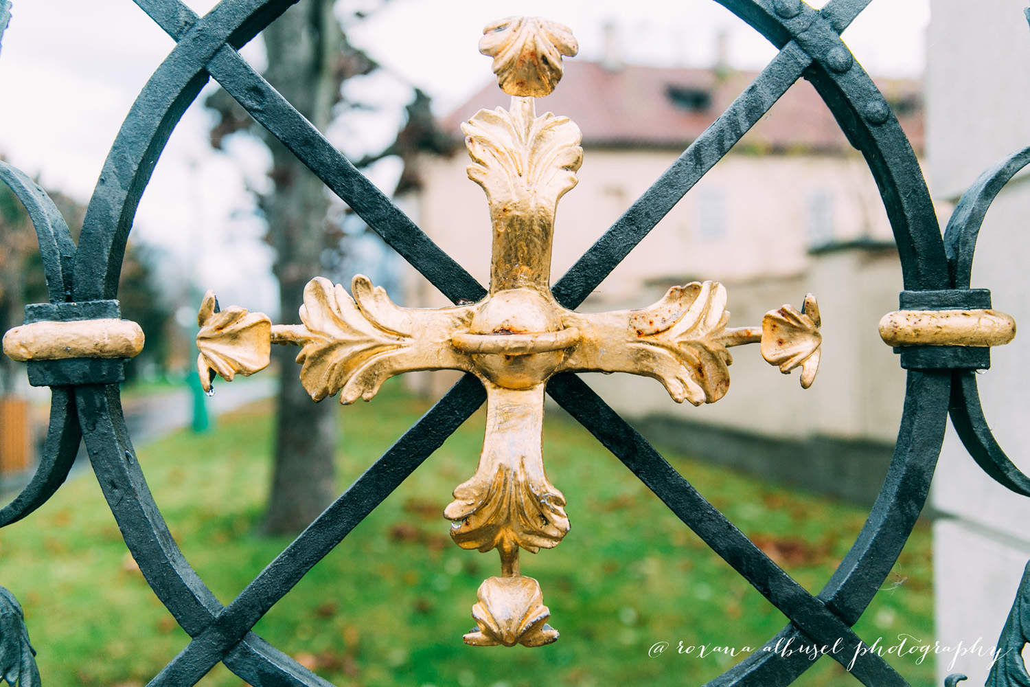Closeup gate photography during travel to Prague, Czech Republic in November of 2015.