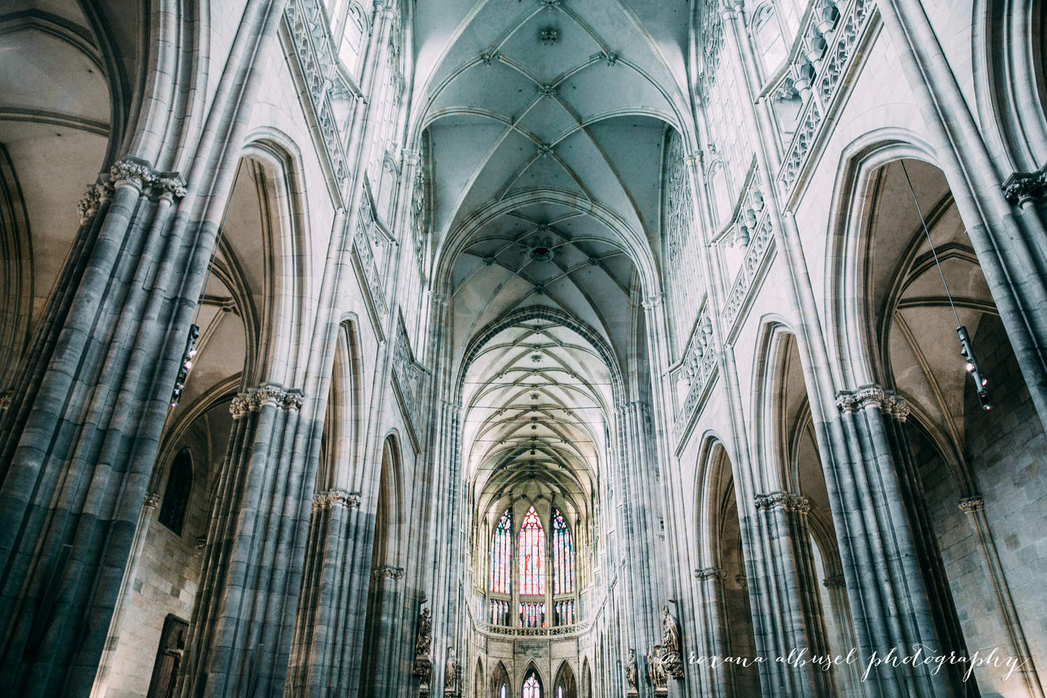 Architectural church photography during travel to Prague, Czech Republic in November of 2015.