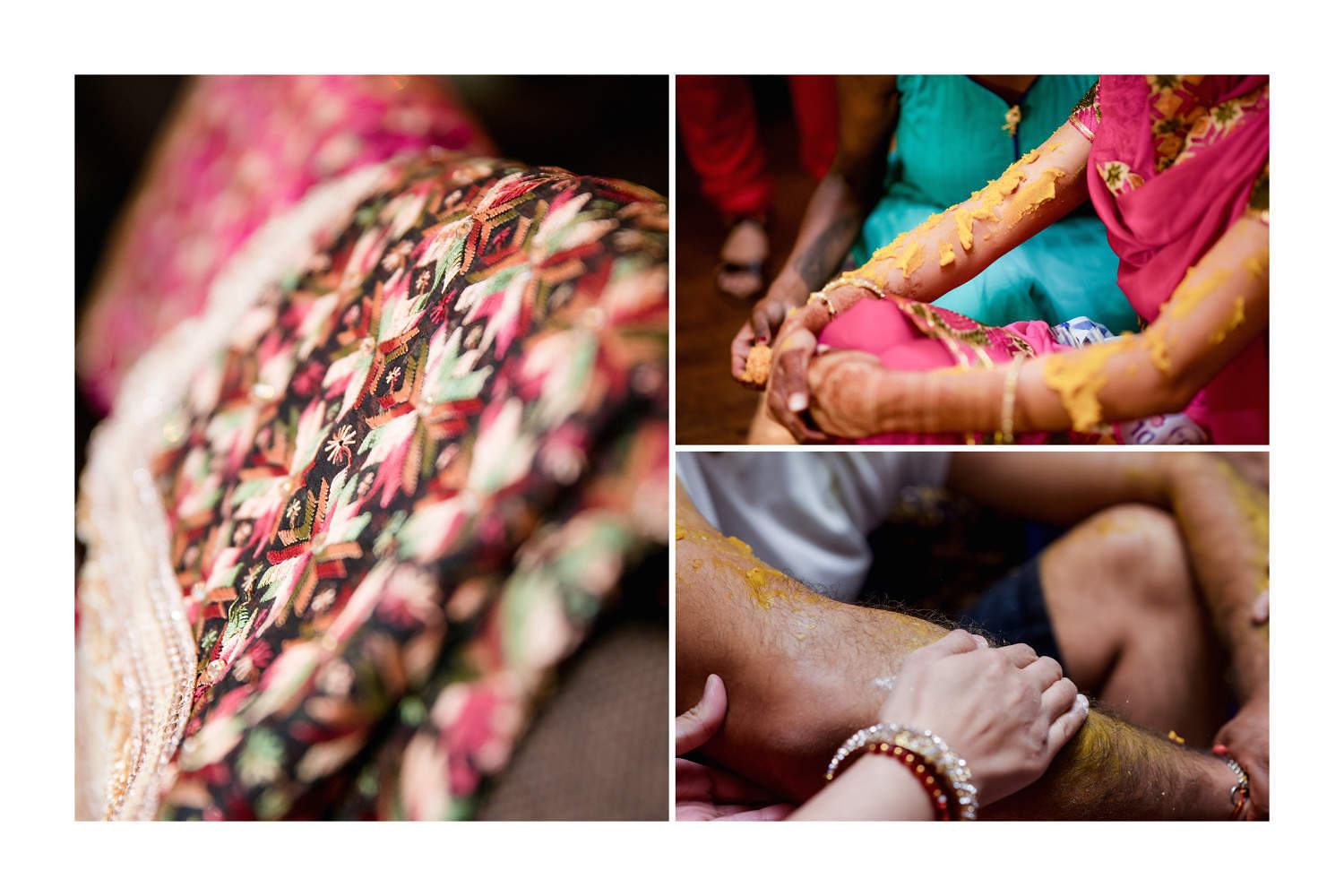 Collage of 2015 detail wedding shots from Roxana Albusel Photography.