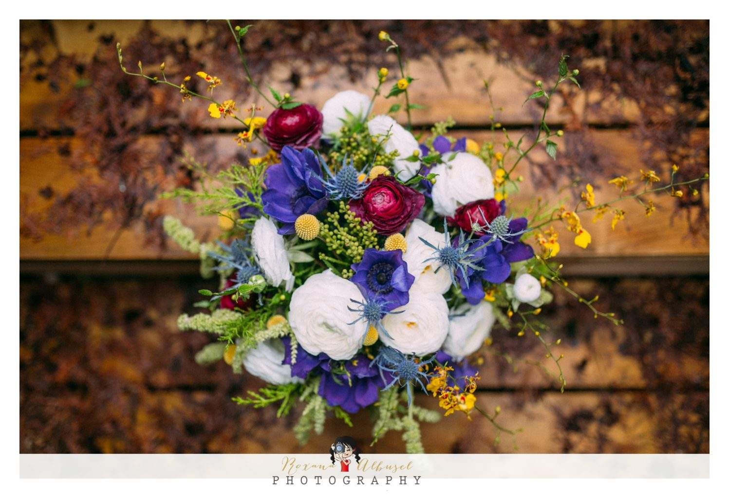 Bridal Winter floral bouquet.