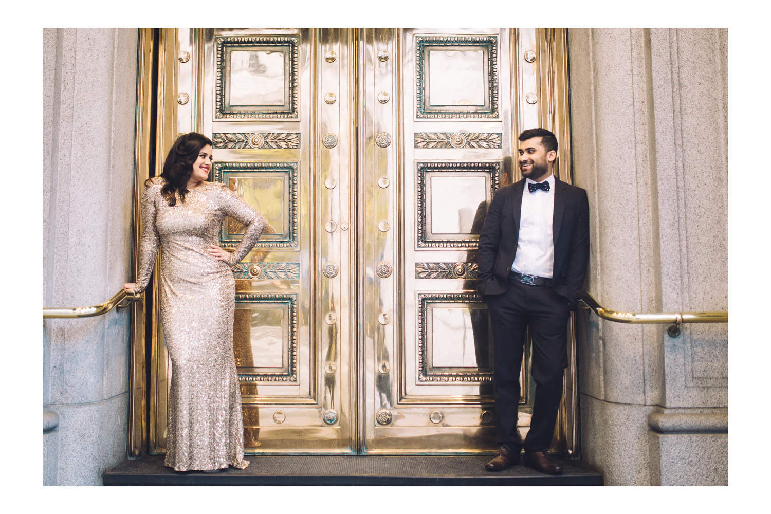 Downtown Vancouver engagement photography.