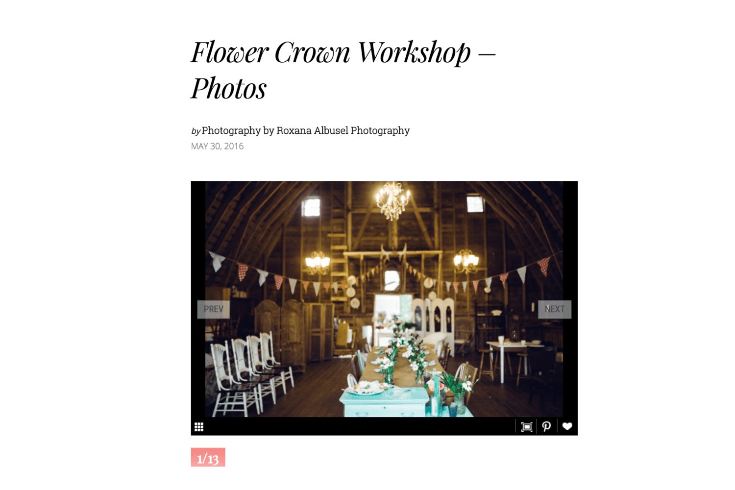 Flower Crown Workshop on Real Weddings