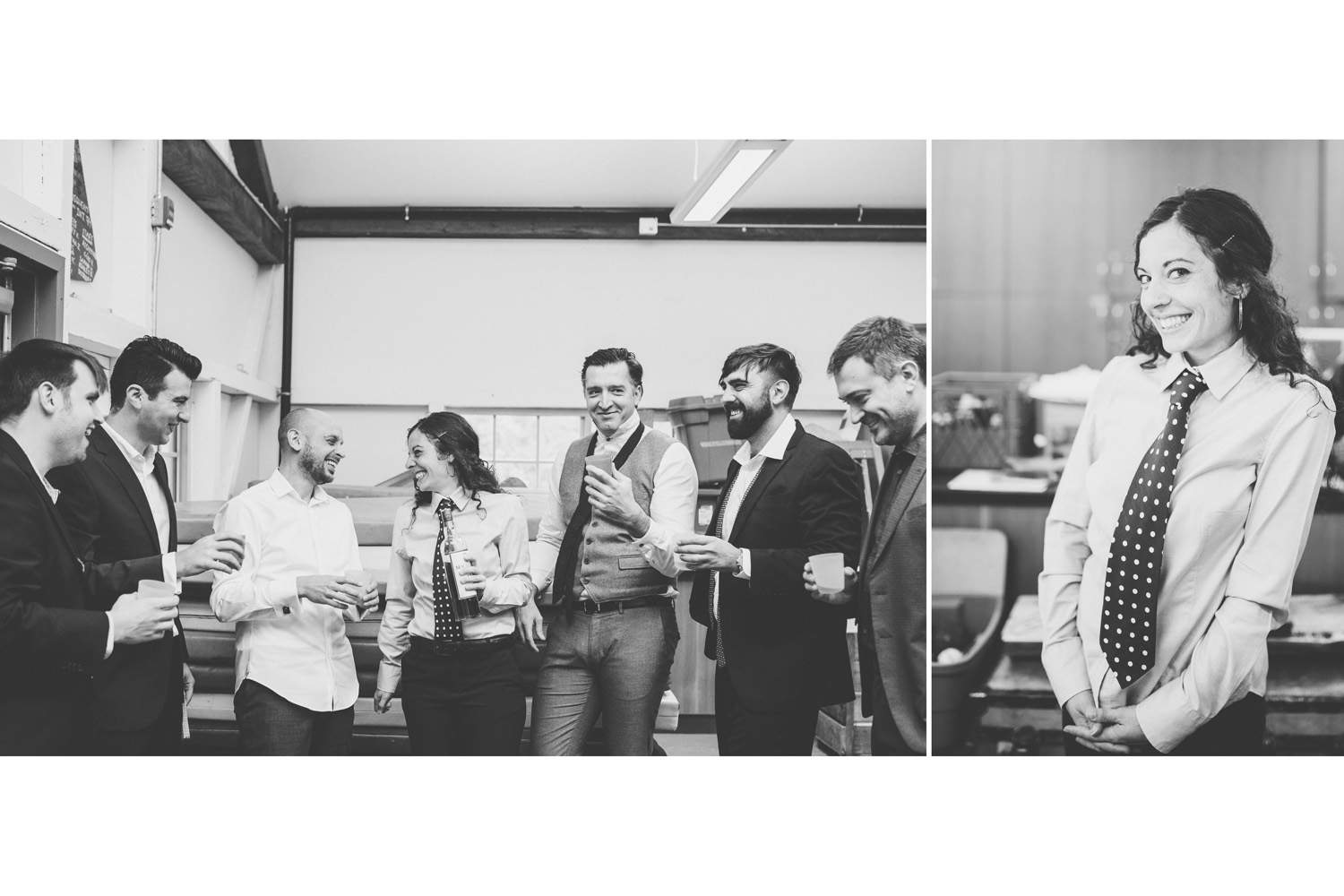 Gambier Island wedding groom getting ready