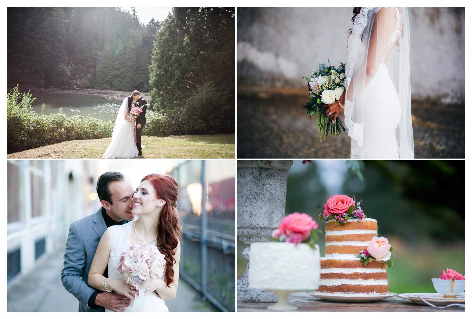 Images depicting Vancouver wedding photography style
