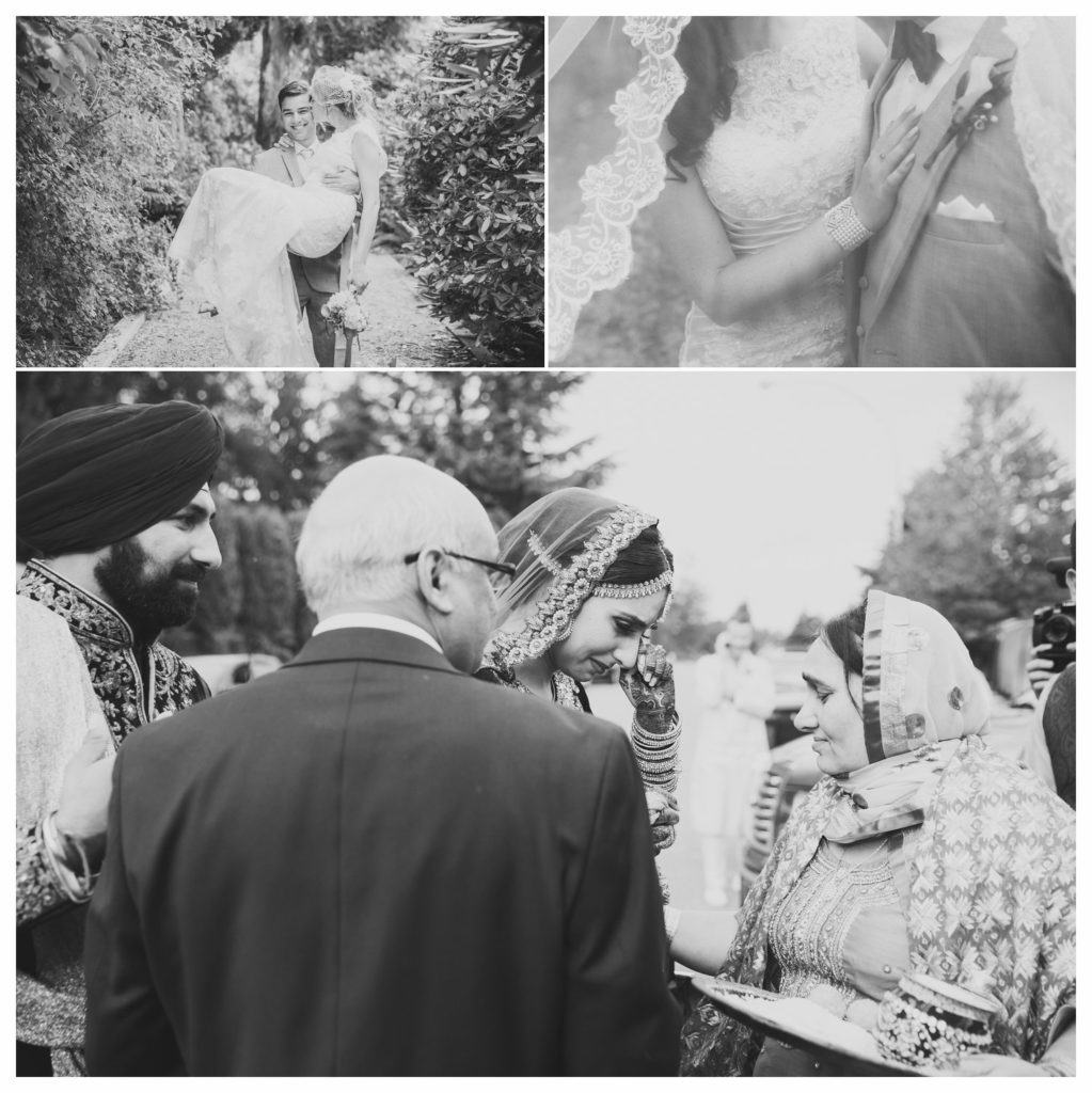 Images depicting Vancouver wedding photography style